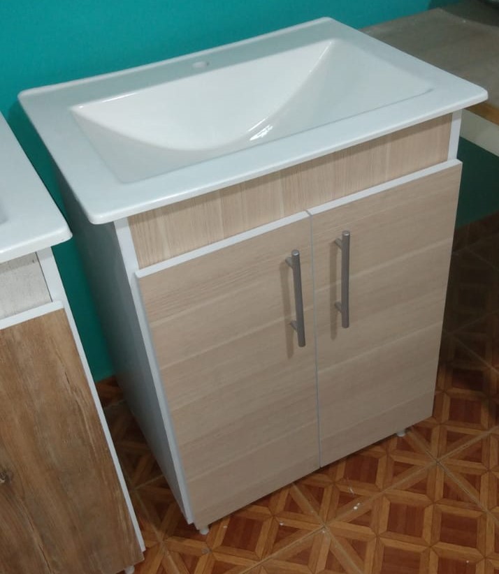 Vanitory doble para baño compartido